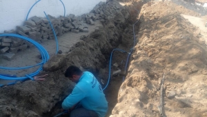 KAYAALTI’INA İLK İÇME SUYU HATTI YAPILIYOR