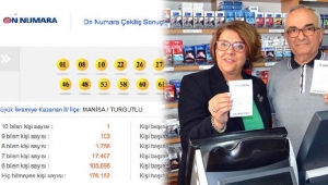 On Numara talihlisi Turgutlu'dan 