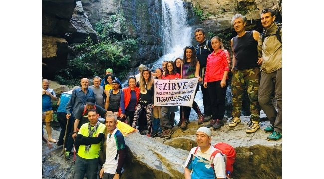 Zirve Dağcılık sezonu Zirve Şelalesi’nde açtı