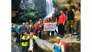 Zirve Dağcılık sezonu Zirve Şelalesi’nde açtı