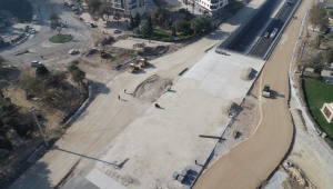 Köprülü kavşakta yan yolların asfaltlanmasına önümüzdeki hafta başlanılacak