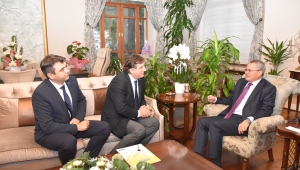 VALİ DENİZ, AKSA MANİSA DOĞALGAZ DAĞITIM A.Ş. BÖLGE MÜDÜRÜ BAŞARAN’I KABUL ETTİ