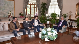 VALİ DENİZ, KONUKLARINI AĞIRLAMAYA DEVAM EDİYOR