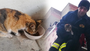 SARIŞIN’I İTFAİYE KURTARDI