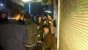 Sobadan çıkan yangında, mahsur kalan kişi kurtarıldı