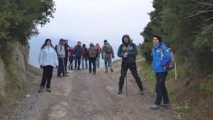 Olymposlular Kelebek deresi şelalesi parkurunda