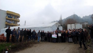 Salihli'de JES'e çadırlı protesto
