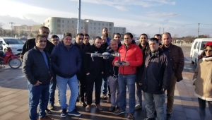 Turgutlu’da gazetecilere “drone” eğitimi