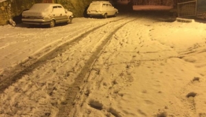 Turgutlu'da kırsal mahaller beyaza büründü