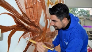 3 boyutlu çalışmalarla duvarları tablolara dönüştürüyor