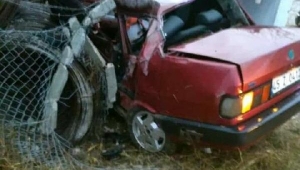 Güvenlikçiler işe giderken kaza yaptı: 1 ölü, 1 yaralı