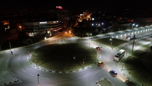 Alparslan Türkeş Kavşağı Işıl Işıl Görüntüsüyle Göz Kamaştırıyor