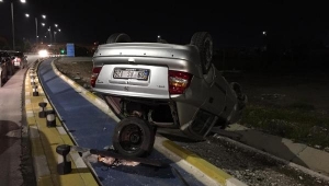 Kazadan burnu bile kanamadan kurtuldu