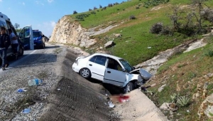 Otomobil şarampole uçtu: 1 ölü, 3 yaralı