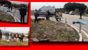 Balık avına giderken kazada öldü