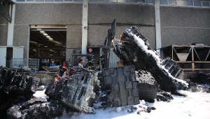 Plastik fabrikasında yangın