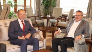 Başkan Akın’dan Vali Deniz’e ziyaret