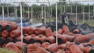 Fabrika yangını korkuttu