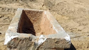 Hızlı tren inşaatı sırasında lahit bulundu