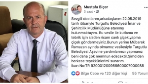 İmar ve Şehircilik Müdürlüğüne atanan Biçer'den anlamlı çağrı