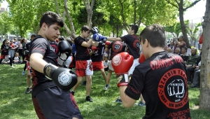 Turgutlu’da ‘Bağımlı Olma, Sporcu Ol’ projesi etkinliği