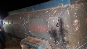1 hafta önce çalınan su tankeri bulundu
