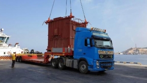 Dev buhar kazanı yüklü TIR, 5 gün sonra Söke'de olacak