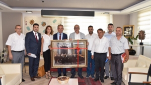 Başkan Akın, Büyükşehir Belediye Başkanı Ergün ile Buluştu