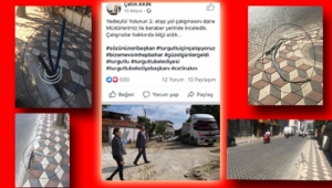 Yedieylül Prestij Caddesine yakışmayan görüntü