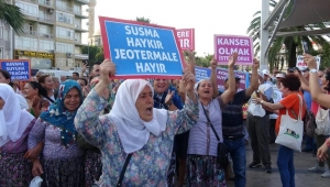 Hukuksuz JES ihalelerine karşı basın açıklaması için TURÇEP de Aydın’a destek verdi