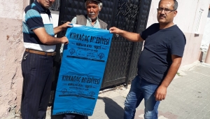 KIRKAĞAÇ BELEDİYESİ KURBAN BAYRAMI ÖNCESİ 12 BİN ADET POŞET DAĞITTI