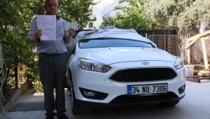 Kullandığı otomobilin sahte belgelerle satıldığını öğrendi