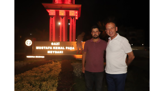 Mustafa Kemal Paşa Meydanındaki Tabela Yenilendi