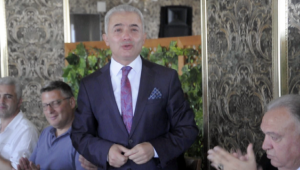 Turan, TUTSO’nun veda yemeğinde gözyaşlarına hakim olamadı