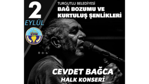 Ünlü sanatçı Cevdet Bağca Turgutlulular ile buluşacak