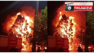 İstasyonaltı'nda yangın: Faciadan dönüldü (VİDEO)