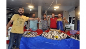 Tezgahlar balıkla doldu taştı, fiyatlar yarı yarıya