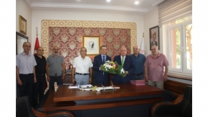 TUTSO'dan Kaymakam Ali Yılmaz'a hayırlı olsun ziyareti