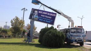 Yenilenen Tabela Bülent Ecevit Meydanına Çok Yakıştı