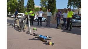 Yüksek ses çıkaran egzoz takılı araçlara denetim 