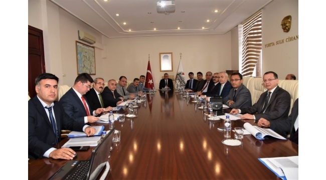 Kaymakamlar Toplantısı, Vali Deniz Başkanlığında Yapıldı