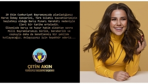 Merve Özbey konseri ileri bir tarihe ertelendi