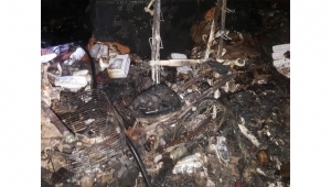 Turgutlu’da yedek parça deposunda yangın