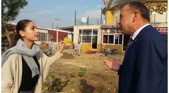 Ağaç kesimine vatandaştan tepki! (VİDEO)