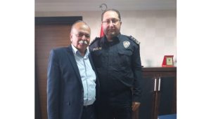 Esnaf Kefalet Başkanı Coşkun’dan Emniyet Müdürü Balaban’a ziyaret