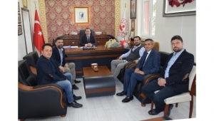 Kaymakam Yılmaz, Bilişim ve İnovasyon Girişimcileri Derneğini ağırladı