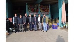 Kaymakam Yılmaz’dan hal esnafına ziyaret