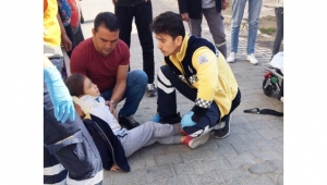 Minik Fatma Nur kazada yaralandı