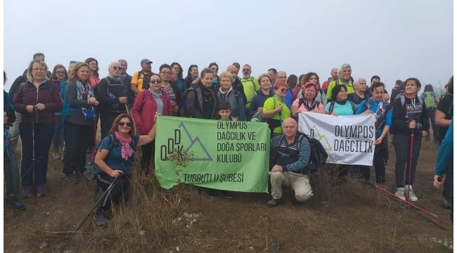 Olympos dağcıları Kozbeyli - Yeni Foça parkurundaydı