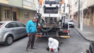 Turgutlu’da Ana Kanalizasyon Hatları Temizlendi